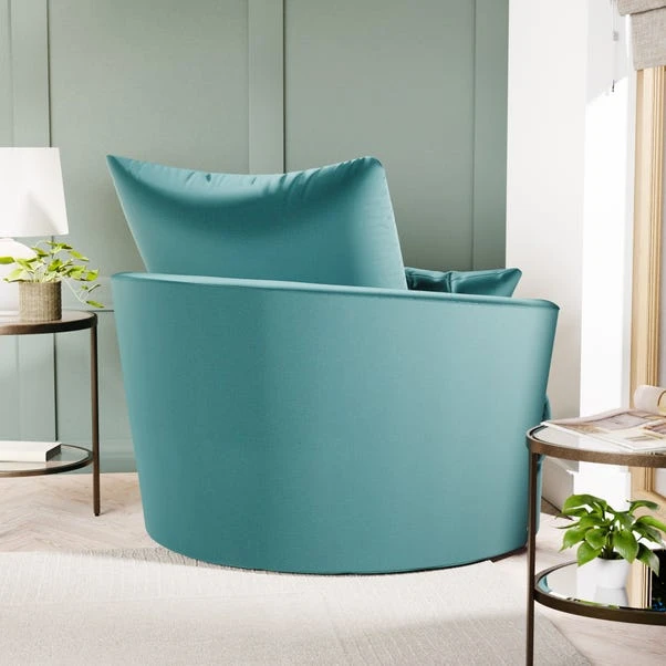 Blake Swivel Chair, Opulent Velvet 6 Blake Swivel Chair, Opulent Velvet - Image 4