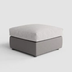 Blake Soft Faux Leather Combo Footstool -Habitat Store 30830614 alt04