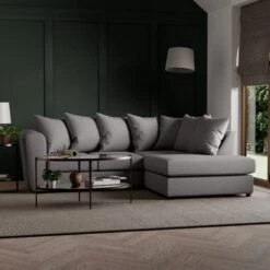 Blake Soft Texture Fabric Corner Sofa 41 Blake Soft Texture Fabric Corner Sofa -Habitat Store 30830636 alt01