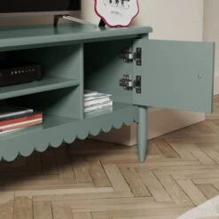 Remi Scalloped Wide TV Unit For TVs Up To 55" -Habitat Store 30831008 alt03