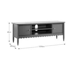 Remi Scalloped Wide TV Unit For TVs Up To 55" -Habitat Store 30831008 alt09