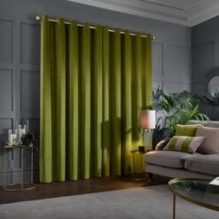 Clara Velvet Eyelet Curtains 26 Clara Velvet Eyelet Curtains -Habitat Store 30831050 alt04