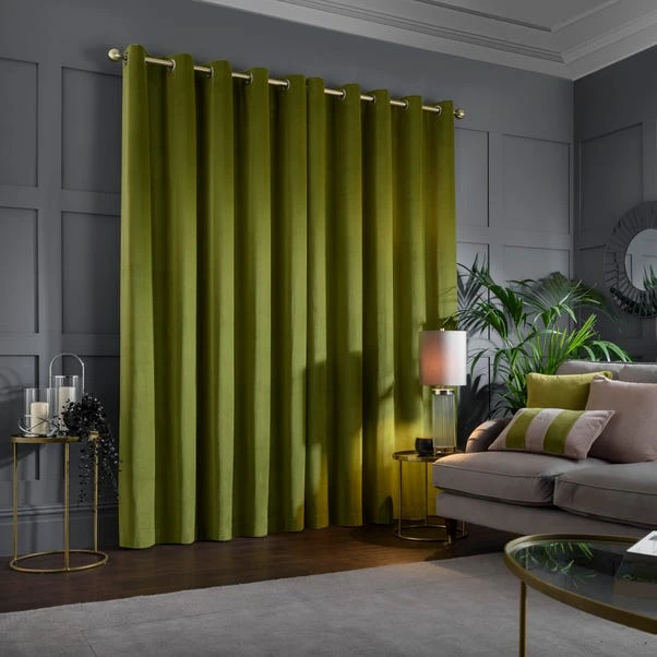 Clara Velvet Eyelet Curtains 7 Clara Velvet Eyelet Curtains - Image 5