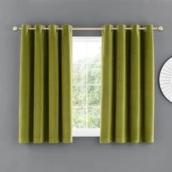 Clara Velvet Eyelet Curtains 27 Clara Velvet Eyelet Curtains -Habitat Store 30831050 alt05