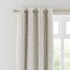 Arbour Cut Velvet Eyelet Curtains -Habitat Store 30831079