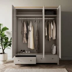 Olney Triple Wardrobe 38 Olney Triple Wardrobe -Habitat Store 30831944 alt02
