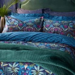 Lucille Navy Duvet Cover And Pillowcase Set -Habitat Store 30832067 alt02