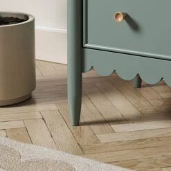 Remi Wide 6 Drawer Chest, Lilypad Green -Habitat Store 30832366 alt04