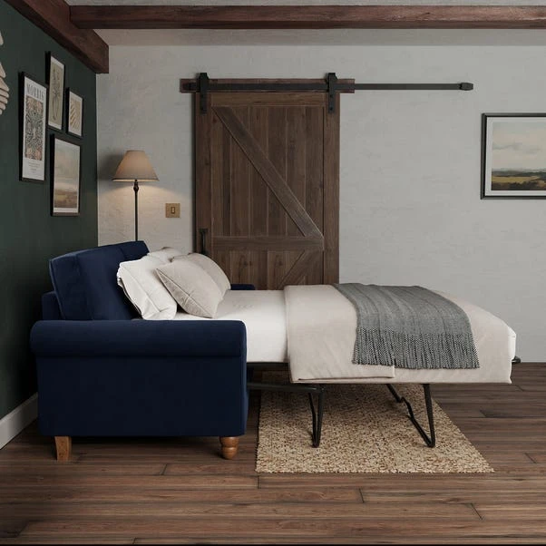 Bettie Velvet 3 Seater Double Sofa Bed 4 Bettie Velvet 3 Seater Double Sofa Bed - Image 2