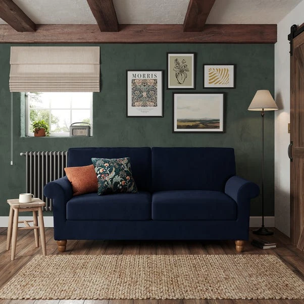 Bettie Velvet 3 Seater Double Sofa Bed 5 Bettie Velvet 3 Seater Double Sofa Bed - Image 3