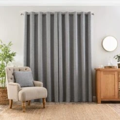 Jordan Eyelet Curtains 25 Jordan Eyelet Curtains -Habitat Store 30834406 alt04
