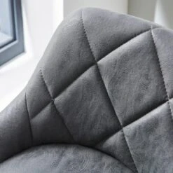 Noah Height Adjustable Bar Stool, Faux Suede -Habitat Store 30834813 alt01