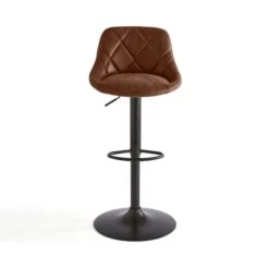 Noah Height Adjustable Bar Stool, Faux Suede -Habitat Store 30834814 alt02