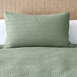 Amberley Waffle Standard Pillowcase -Habitat Store 30834900