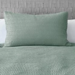 Amberley Waffle Standard Pillowcase -Habitat Store 30834902