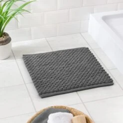 100% Recycled Pebble Shower Bath Mat -Habitat Store 30834979