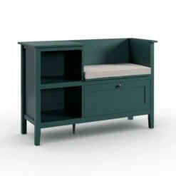 Lynton Storage Unit & Seat, Green -Habitat Store 30835260 alt05