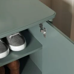 Remi Scalloped Hallway Unit, Lilypad Green 12 Remi Scalloped Hallway Unit, Lilypad Green -Habitat Store 30835276 alt03