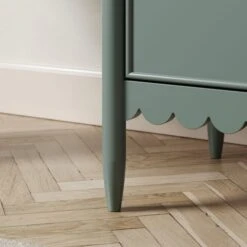 Remi Scalloped Hallway Unit, Lilypad Green 13 Remi Scalloped Hallway Unit, Lilypad Green -Habitat Store 30835276 alt04