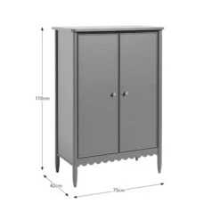 Remi Scalloped Hallway Unit, Lilypad Green 15 Remi Scalloped Hallway Unit, Lilypad Green -Habitat Store 30835276 alt06