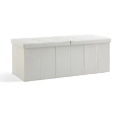 Faux Linen Bed Ottoman -Habitat Store 30835302 alt02