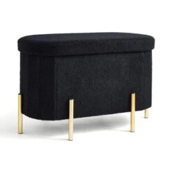 Boucle Lozenge Ottoman -Habitat Store 30835303 alt04