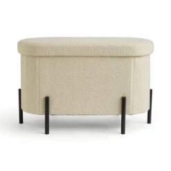 Boucle Lozenge Ottoman -Habitat Store 30835304 alt02