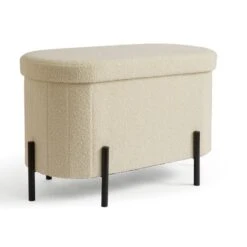 Boucle Lozenge Ottoman -Habitat Store 30835304 alt03