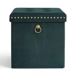 Velvet Cube Ottoman -Habitat Store 30835306 alt03