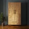 Bryant Double Wardrobe, Mango Wood Effect 1 Bryant Double Wardrobe, Mango Wood Effect -Habitat Store 30836569