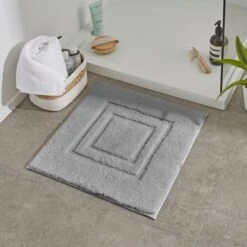 Luxury Cotton Non-Slip Shower Mat -Habitat Store 30837131