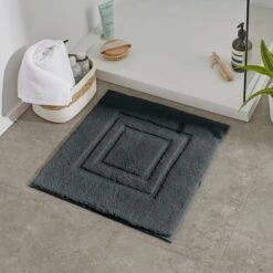 Luxury Cotton Non-Slip Shower Mat -Habitat Store 30837132
