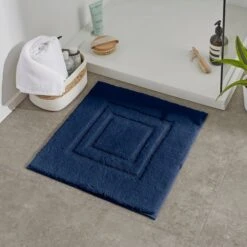 Luxury Cotton Non-Slip Shower Mat -Habitat Store 30837134