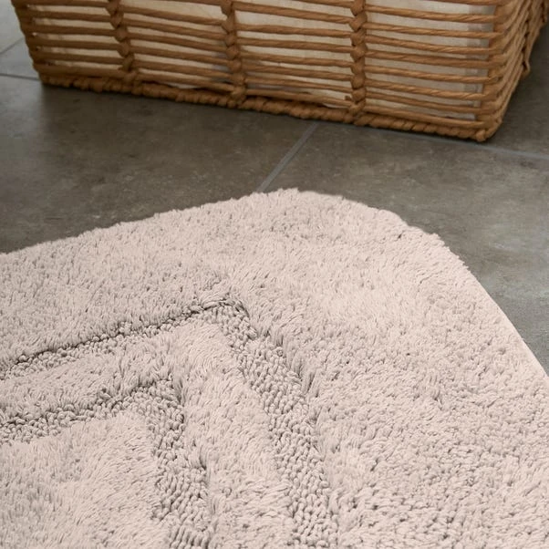 Luxurious Cotton Oval Bath Mat 7 Luxurious Cotton Oval Bath Mat - Image 5