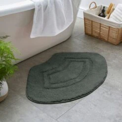 Luxurious Cotton Oval Bath Mat 17 Luxurious Cotton Oval Bath Mat -Habitat Store 30837354