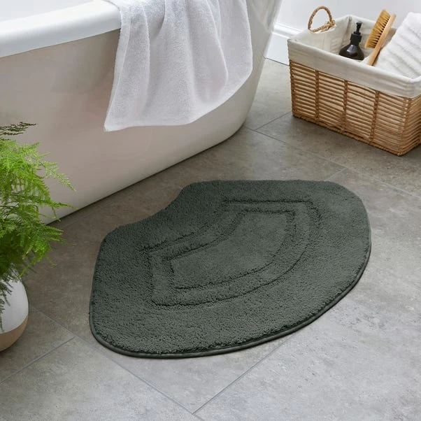 Luxurious Cotton Oval Bath Mat 9 Luxurious Cotton Oval Bath Mat - Image 7