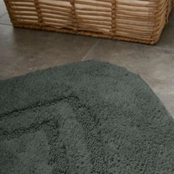 Luxurious Cotton Oval Bath Mat 18 Luxurious Cotton Oval Bath Mat -Habitat Store 30837354 alt01