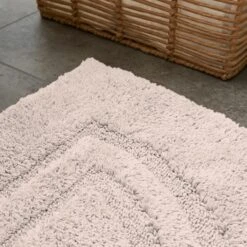 Luxury Cotton Semi-Circle Bath Mat 18 Luxury Cotton Semi-Circle Bath Mat -Habitat Store 30837359 alt01