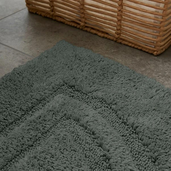 Luxury Cotton Semi-Circle Bath Mat 4 Luxury Cotton Semi-Circle Bath Mat - Image 2