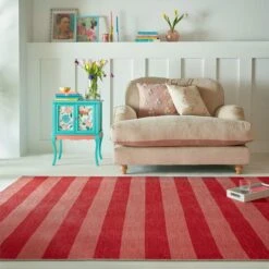 Maggie Striped Washable Rug -Habitat Store 30839177