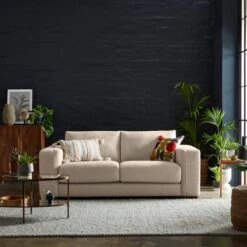 Clayton Cosy Weave 3 Seater Sofa -Habitat Store 30839341