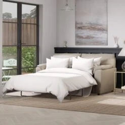 Meyer Tonal Weave 2 Seater Double Sofa Bed -Habitat Store 30839355 alt02