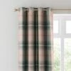 Highland Check Eyelet Curtains -Habitat Store 30839559