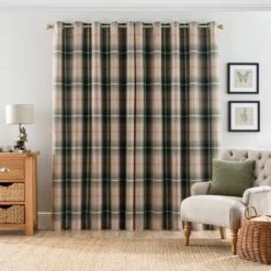 Highland Check Eyelet Curtains -Habitat Store 30839559 alt04