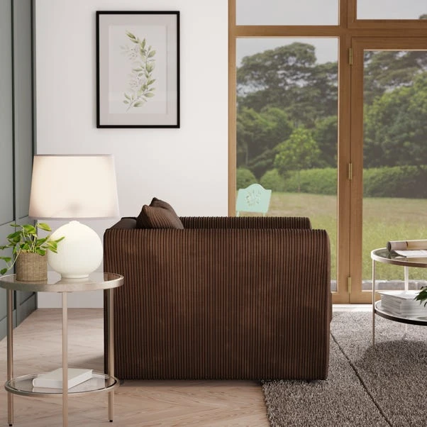 Blake Curved Arm Jumbo Cord Snuggle Chair 15 Blake Curved Arm Jumbo Cord Snuggle Chair - Image 13