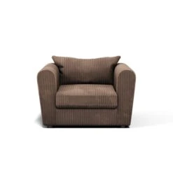 Blake Curved Arm Jumbo Cord Snuggle Chair 39 Blake Curved Arm Jumbo Cord Snuggle Chair -Habitat Store 30842463 alt07