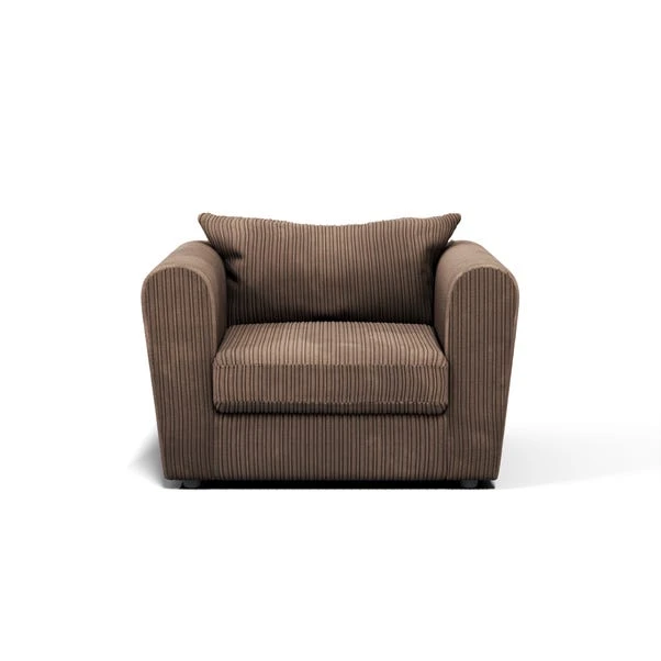 Blake Curved Arm Jumbo Cord Snuggle Chair 20 Blake Curved Arm Jumbo Cord Snuggle Chair - Image 18