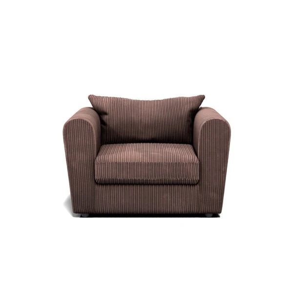 Blake Curved Arm Jumbo Cord Snuggle Chair 10 Blake Curved Arm Jumbo Cord Snuggle Chair - Image 8