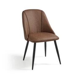 Set Of 2 Luna Dining Chairs, Faux Leather 16 Set Of 2 Luna Dining Chairs, Faux Leather -Habitat Store 30842644 alt06