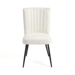 Taylor Dining Chair, Ivory Boucle -Habitat Store 30842650 alt05